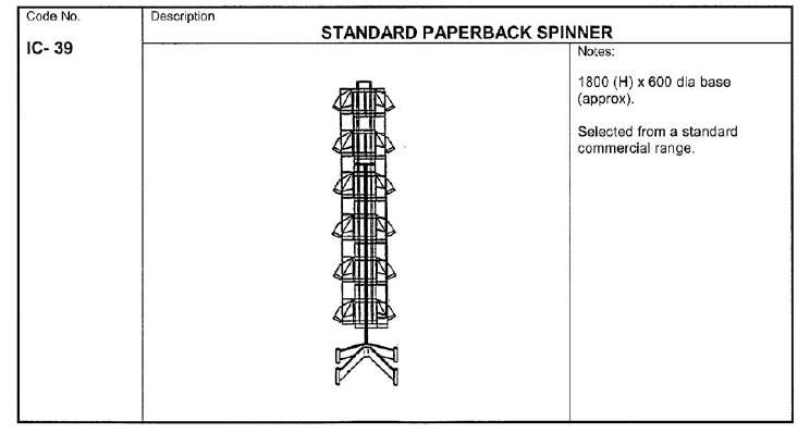Standard Paperback Spinner