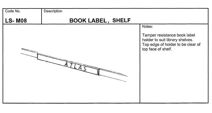 Book Label, Shelf