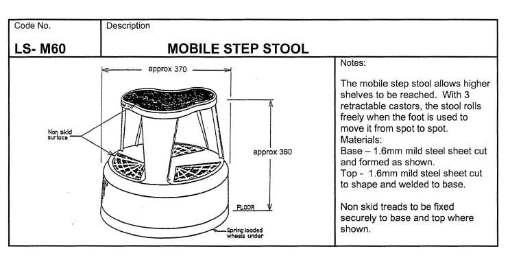 Mobile Step Stool