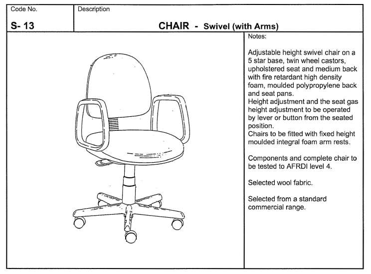 Chair, Swivel (with Arms)