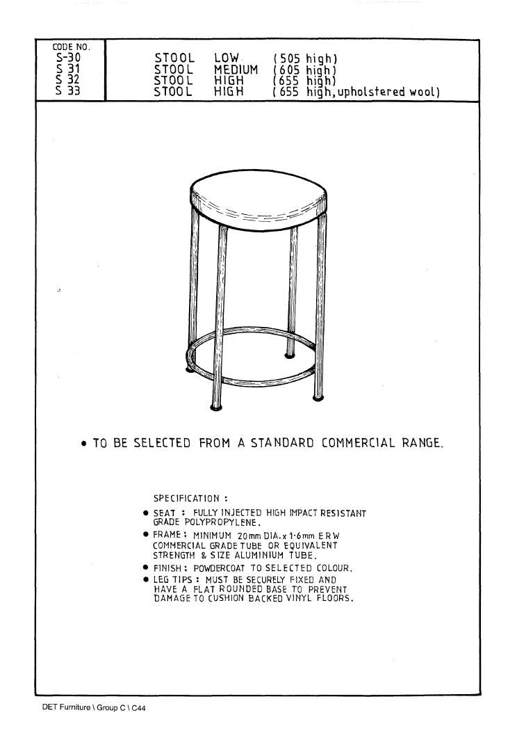 Stool, Low